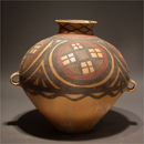 A Painted Pottery Pot