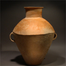 A Pottery Pot with Loop Handles