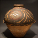 A Painted Pottery Pot