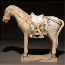 A Painted Pottery Horse