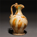 A Sancai Glazed Pottery Pot 