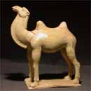 A Straw-Glazed Pottery Camel