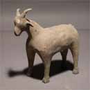 A Gray Pottery Goat 