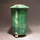 A Green Glazed Pottery Pot of a Granary 