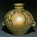 An Earthenware Vessel with Mineral and Leaf Pigment, Gansu Yang Shao Culture, Banshan Phase