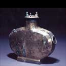 A Bronze Bian Hu, Flattened Jar from Gansu