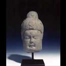 A Limestone Head of Buddha