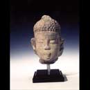 A Sandstone Head of Buddha
