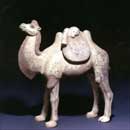 A Painted Pottery Camel